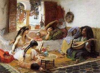 unknow artist Arab or Arabic people and life. Orientalism oil paintings  335 China oil painting art